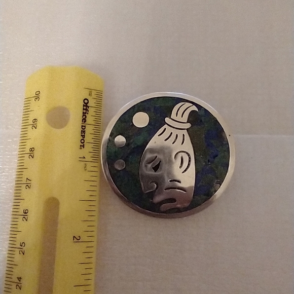 Vintage maya brooch pendant - Picture 2 of 6